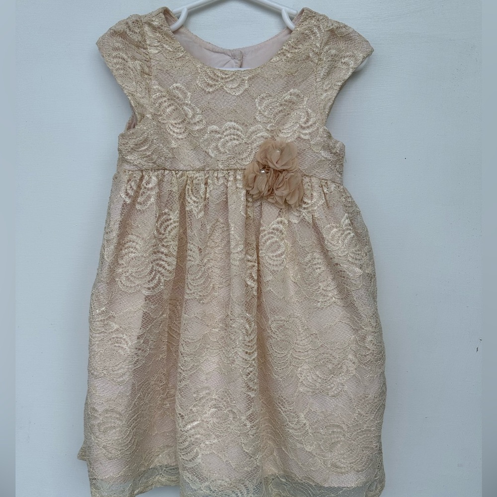 Mia and Mimi Girls Lace Formal Dress